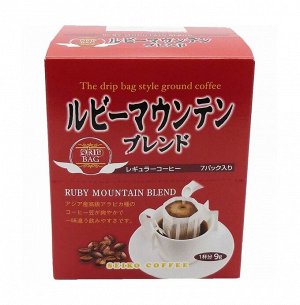 Кофе молотый Seiko Coffee Дрип-бэг Ruby Mountain (7 шт/уп), к/к 63г