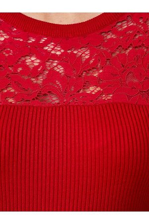 Платье арт. 1908-00-1258-725 красный