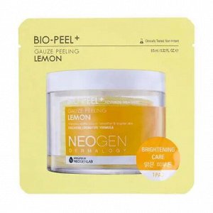 Пилинг-пэды с лимоном для сияния кожи 9,5мл*1шт, NEOGEN Dermalogy Bio-Peel Gauze Peeling Lemon, 9,5ml*1шт