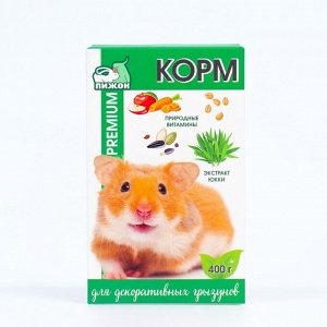Корм «Пижон Премиум» для декоративных грызунов, 400 г