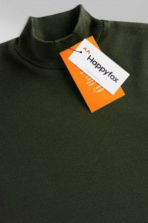 Детская водолазка в рубчик Happyfox
