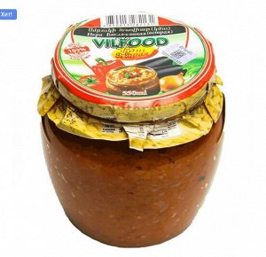 Икра баклажанная острая Vilfood 550 мл.