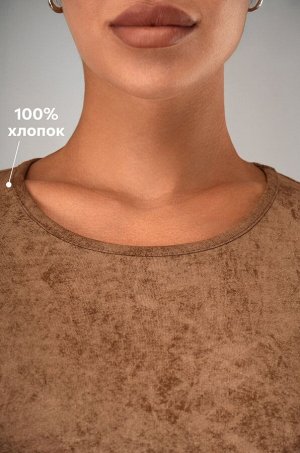 Женская удлиненная футболка с разрезами Happyfox