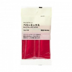 MUJI Berry Mix Jelly Sticks – фруктовые желе с ягодами клюквы и черники