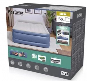 Надувная кровать 152х203х56см BESTWAY с подголовником 67614 BW