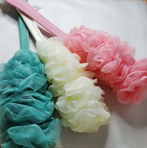 Мочалка на ручке для душа