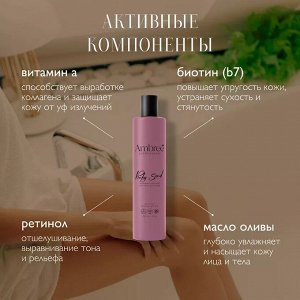 Увлажняющий парфюмированный spa гель для душа серии Ambree professional. Pinky Sand. 250 мл