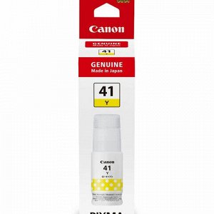 Чернила CANON (GI-41Y) для G1400/G2400/G3400, желтые, 7700 стр., ОРИГИНАЛЬНЫЕ, 4545C001