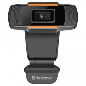 Веб-камера DEFENDER G-lens 2579, HD 720p, 2 Мп, черная, 63179