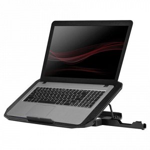 Подставка для ноутбука DEFENDER NS-513 15.6", 2 USB, держатель для смартфона, 2 вентилятора, 29513