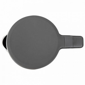 Чайник электрический с двойными стенками SONNEN KT-8719G, 1,5 л, 2200 Вт, графитовый, 454693
