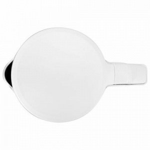 Чайник электрический с двойными стенками SONNEN KT-8719W, 1,5 л, 2200 Вт, белый, 454691
