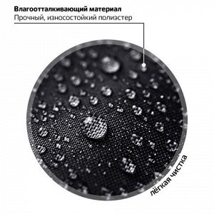 Ранец ЮНЛАНДИЯ WISE, 1 отделение, 3 кармана, устойчивое дно, Space driver, 37х29х15 см, 273163