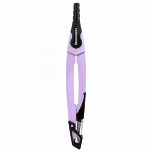 Готовальня BRAUBERG ULTRA, 4 предмета: циркуль 135 мм, запасной грифель, насадка, лавандовый цвет, 210823
