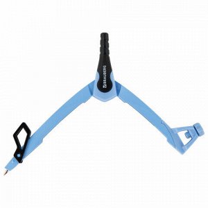 Готовальня BRAUBERG ULTRA, 4 предмета: циркуль 135 мм, запасной грифель, насадка, аквамариновый цвет, 210822