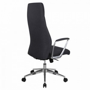 Кресло BRABIX PREMIUM ''Adept EX-752'', синхромеханизм, алюминий, ткань, серое, 532932