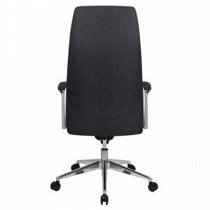 Кресло BRABIX PREMIUM ''Adept EX-752'', синхромеханизм, алюминий, ткань, серое, 532932