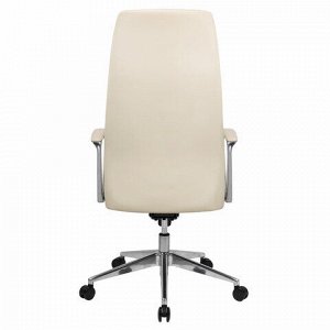 Кресло BRABIX PREMIUM ''Adept EX-752'', синхромеханизм, алюминий, экокожа, бежевое, 532931