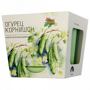 Набор для выращивания растений МАГИЯ ЦВЕТОВ, "Огурец корнишон" (горшок, грунт, семена), mf-021