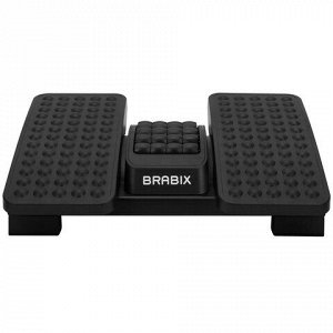 Подставка для ног BRABIX "Ultra 5" 43х32 см, массажер, регулировка угла наклона, 2 платформы, 533040