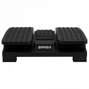 Подставка для ног BRABIX "Ultra 5" 43х32 см, массажер, регулировка угла наклона, 2 платформы, 533040