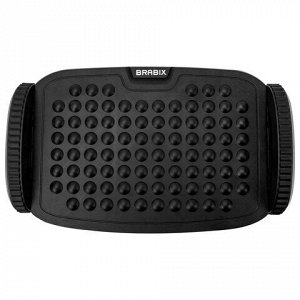 Подставка для ног BRABIX "Ultra 3" 35,5х25,5 см, возможность качания, 2 уровня высоты, 533038