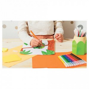 Фломастеры BIC "VISA", 18 цветов, суперсмываемые, вентилируемый колпачок, европодвес, 888681
