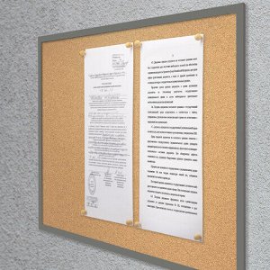 Силовые кнопки-гвоздики BRAUBERG WOOD, деревянные (шарики), 50 штук, 10 мм, 272761