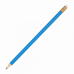 Карандаш чернографитный KOH-I-NOOR, 1 шт., "Astra", НВ, с ластиком, корпус ассорти, заточенный, 1380, 1380002017KSRU