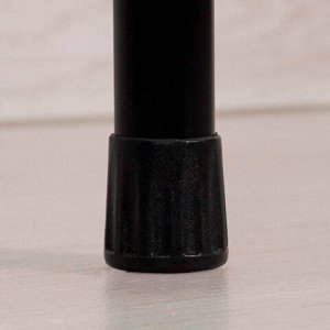 Банкетка для обуви "Альфа-13СЯ", 450х300х480 мм, 2 полки, ящик, металл/кожзам, черный/коричневый, ПДОА13СЯ Ч