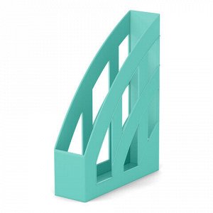 Лоток вертикальный для бумаг ERICH KRAUSE "Office-Pastel" (245х75х320 мм), мятный, 55582