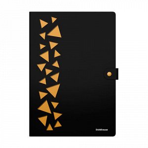 Папка-органайзер на кнопке 4 отделения, ERICH KRAUSE "Matt Accent", 600 мкм, до 150 л, А4, ассорти, 61210