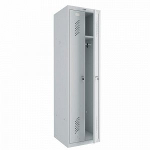 Шкаф металлический для одежды BRABIX "LK 21-50", 2 секции, 1830х500х500 мм, 29 кг, 291379