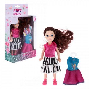 КУКЛА "Alisa Little Love", НАБОР, 2 платья, 14,4 см, АССОРТИ, 3 вида, 1TOY