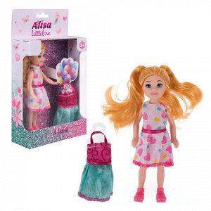 КУКЛА "Alisa Little Love", НАБОР, 2 платья, 14,4 см, АССОРТИ, 3 вида, 1TOY