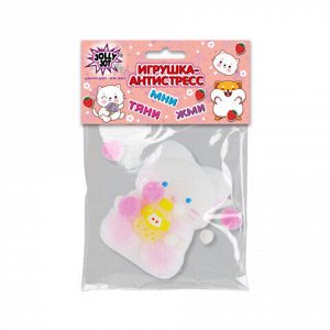 Игрушка-антистресс "КОШЕЧКА", 9х6 см, ассорти 2 вида, дисплей, JOLLY JOT (ДЖОЛЛИ ДЖОТ), 665782