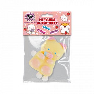 Игрушка-антистресс "КОШЕЧКА", 9х6 см, ассорти 2 вида, дисплей, JOLLY JOT (ДЖОЛЛИ ДЖОТ), 665782