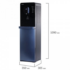 Кулер для воды с мгновенным нагревом SONNEN FSI-01LS, 16 л/ч, охлаждение, НИЖНЯЯ ЗАГРУЗКА, сенсорное управление, выбор температуры, 455747