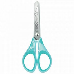 Ножницы MAPED (Франция) "Essentials Soft", 130 мм, закругленные, цвет ассорти, 464411