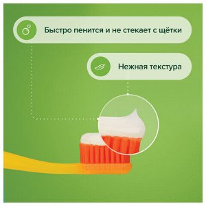 Зубная паста 240 мл, SYNERGETIC "Защита от кариеса", с экстрактом имбиря и нимом, дозатор, 201022