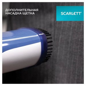 Отпариватель ручной SCARLETT SC-GS135S23, 1600 Вт, 25 г/мин, резервуар 0,36 л, 1 режим, белый/синий