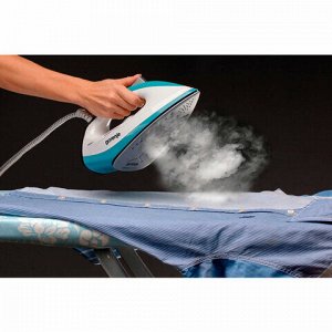 Парогенератор GORENJE SGH2200LBC, 2200 Вт, 4,5 Бар, пар 50 г/мин, паровой удар 100 г/мин, 2 л, синий