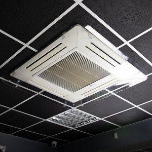 Экран для кондиционера потолочного размером от 850х850 до 950х950 мм, ПЭТ, прозрачный, 1,5 мм, 10000060