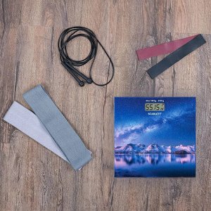 Весы напольные SCARLETT SC-BS33E022, электронные, вес до 180 кг, квадратные, стекло, звездное небо