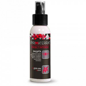 Спрей для кожи защитный 100 мл, PRIMATERRA INSECT INTENSE от клещей, комаров, слепней