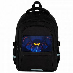Рюкзак BRAUBERG VIBE, 2 отделения, 5 карманов, "Dark spider", 40х28х14 см, 273174