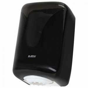 Диспенсер для полотенец с центральной вытяжкой EXTRA LAIMA PROFESSIONAL, (M1/M2), черный, ABS-пластик, 609477, 303213