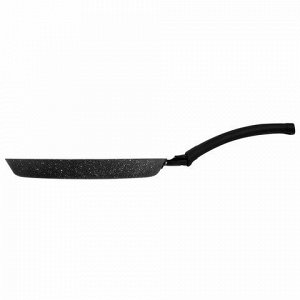 Сковорода блинная 22 см антипригарное покрытие, soft-touch ручка, SCOVO "Hi-Black", HB-039