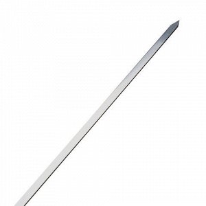 Шампур плоский, размер 550х10х1,5 мм, нержавеющая сталь, 701736