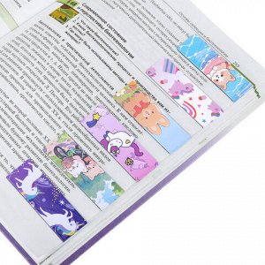 Закладки для книг МАГНИТНЫЕ, "GIRLS", набор 12 штук, 60x20 мм, FUNSTER, 116654